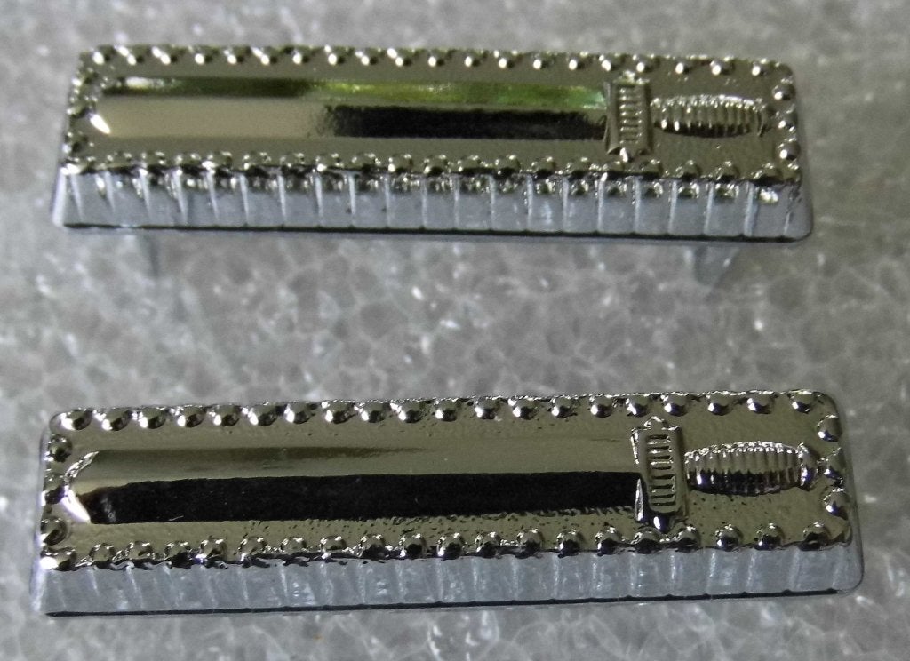 2 Balken voor epaulet van Dirigerend Officier Rijkspolitie, Verzamelen, Verzenden, Overige soorten, Nederland, Embleem of Badge