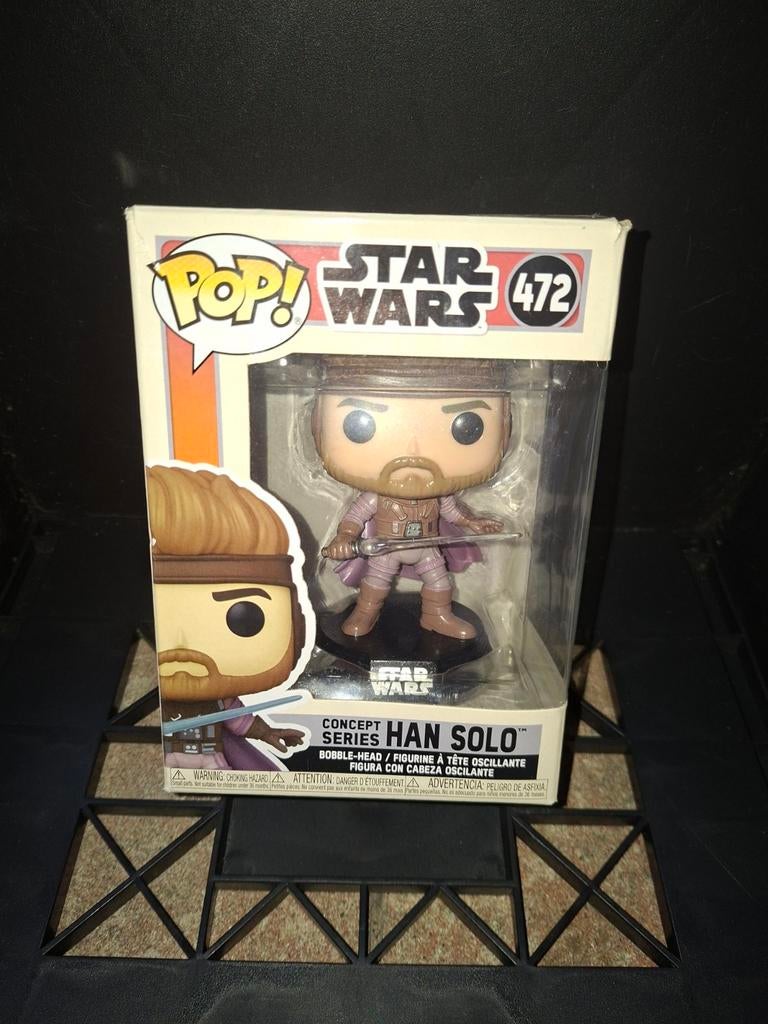 Funko Pop! Star Wars Concept Series Han Solo #472, Ophalen of Verzenden, Zo goed als nieuw, Actiefiguurtje