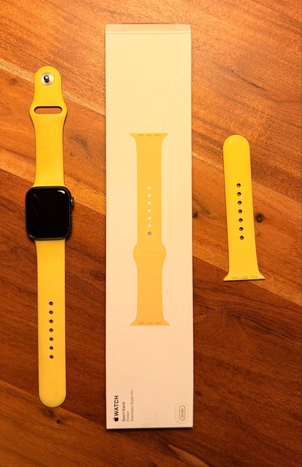 Apple Watch Series 4 40mm, Gebruikt, Hartslag, Geel, IOS