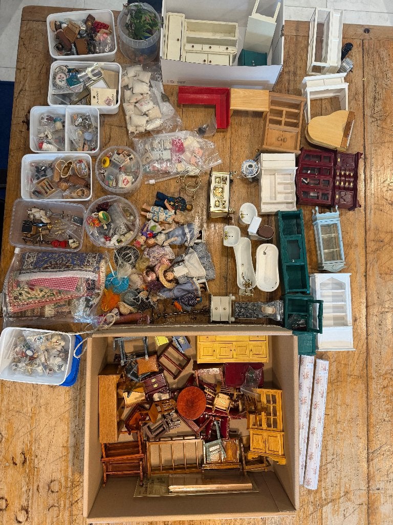 Poppenhus interieur, Ophalen of Verzenden, Gebruikt, Toebehoren