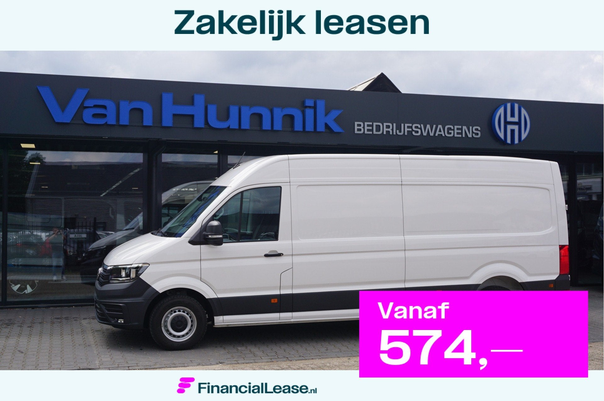 Volkswagen Crafter 35 2.0 TDI 140 L4H3 Airco, Cruise, Gev. S, Gebruikt, 4 cilinders, Met garantie (alle), Volkswagen