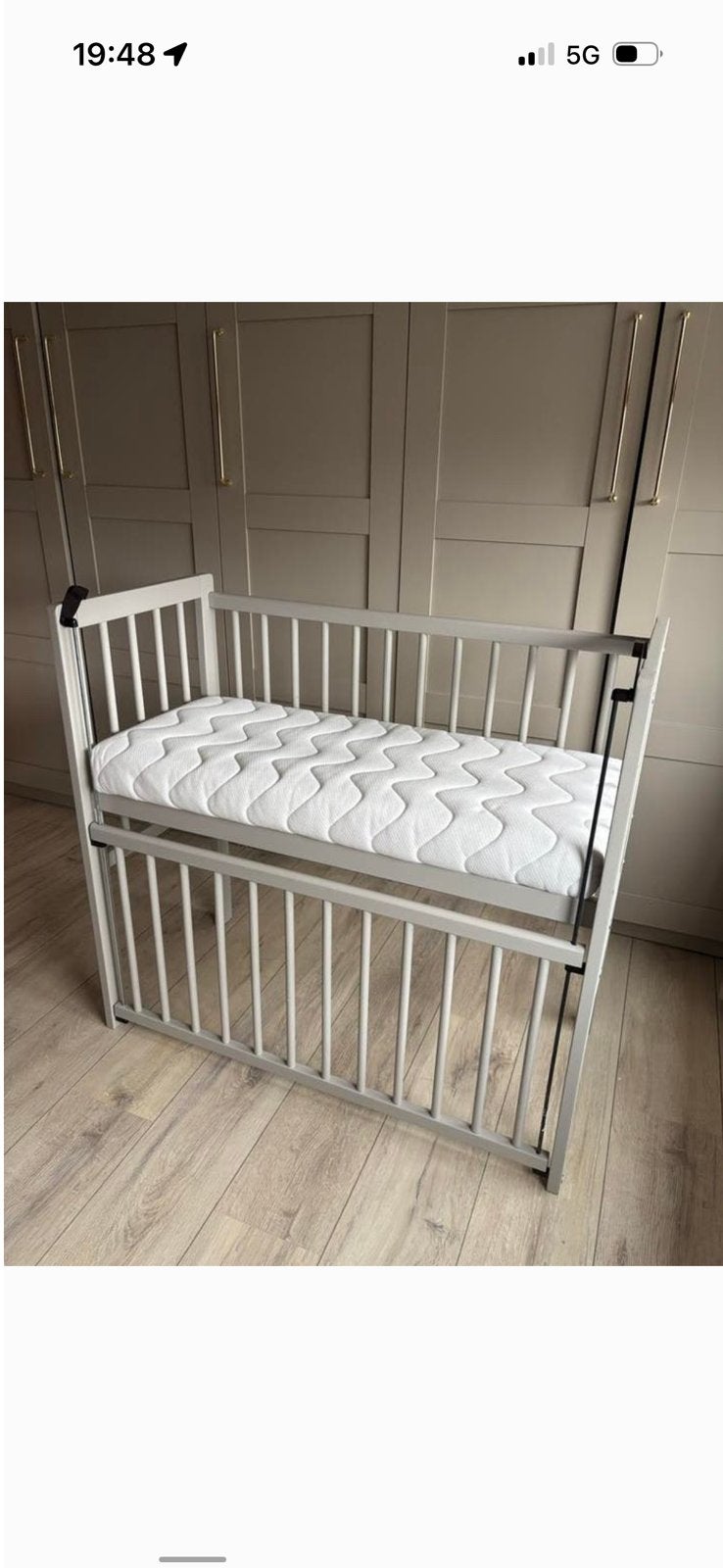 Co-sleeper 45x90, Kinderen en Baby's, Babywiegjes en Ledikanten, Ophalen, Zo goed als nieuw, Wieg