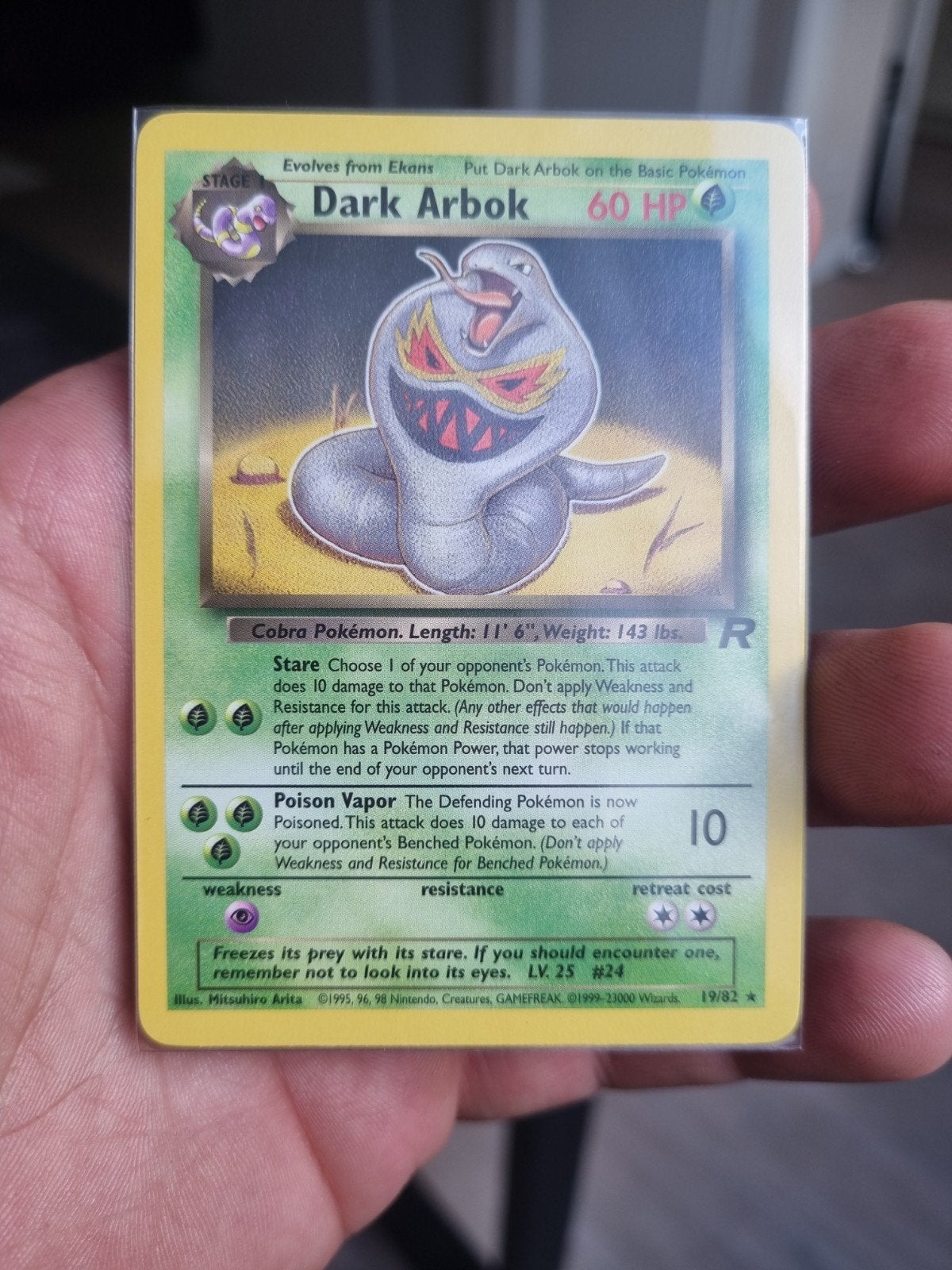 Dark arbok 19/82 team rocket , rare * € 15, Hobby en Vrije tijd, Verzamelkaartspellen | Pokémon, Ophalen of Verzenden, Zo goed als nieuw