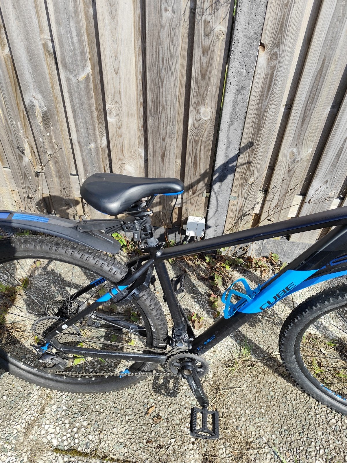 Cube Aim Race Mountainbike - Zwart/Blauw, Ophalen, Zo goed als nieuw, Schijfrem, Overige merken
