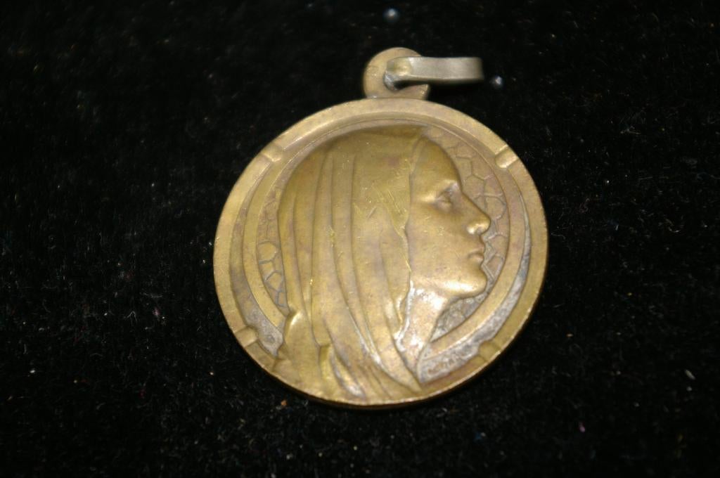 Metalen hanger Maria 50 er jarenreligie, Ophalen of Verzenden
