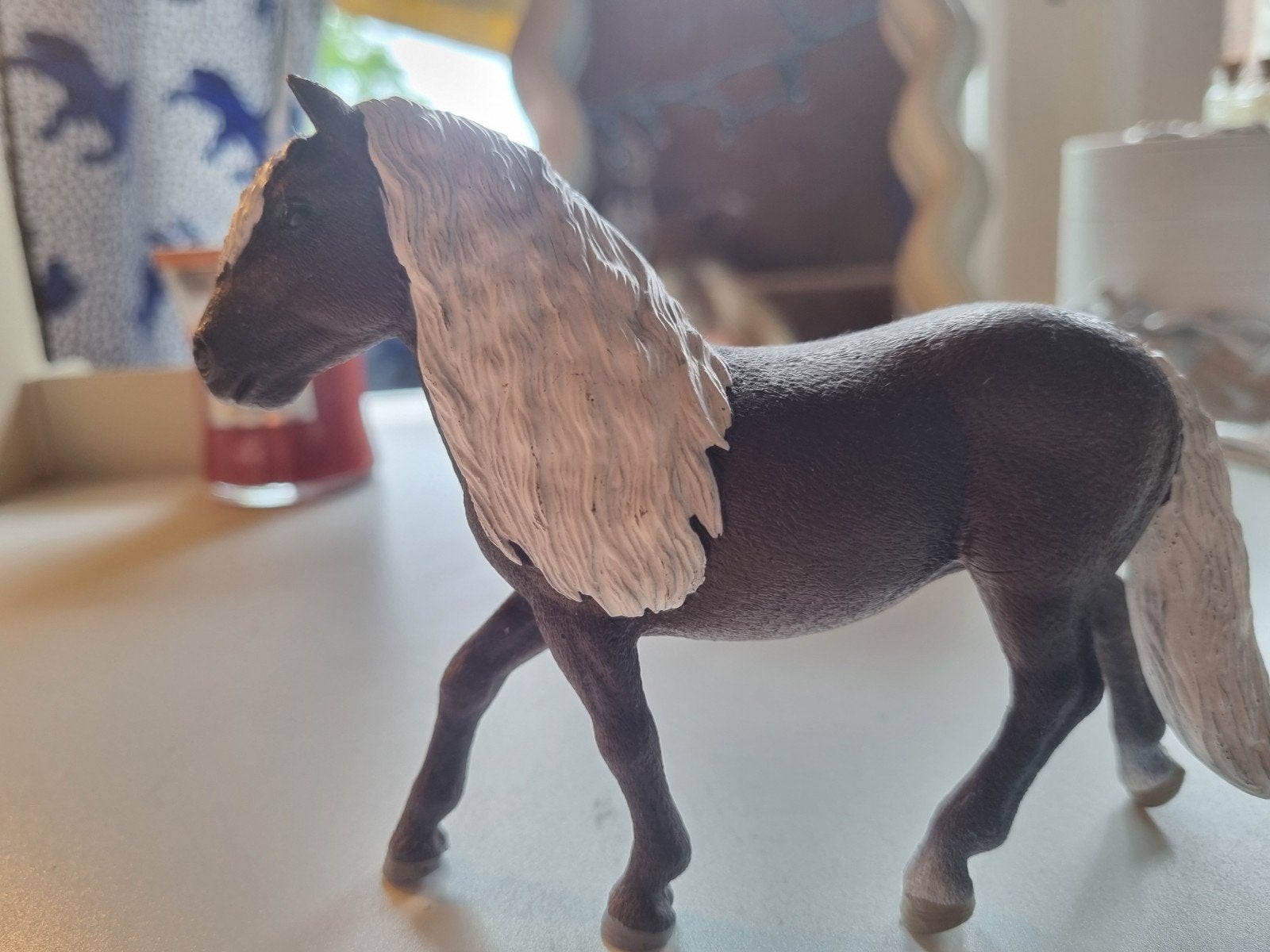 Andalusiër merrie schleich paard, Ophalen of Verzenden, Zo goed als nieuw, Paard, Beeldje of Figuurtje