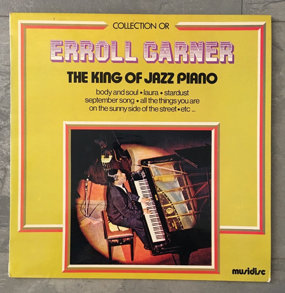 Erroll Garner ‎– The King Of Jazz Piano, Cd's en Dvd's, Vinyl | Jazz en Blues, LP, Ophalen of Verzenden, Zo goed als nieuw, 12 inch