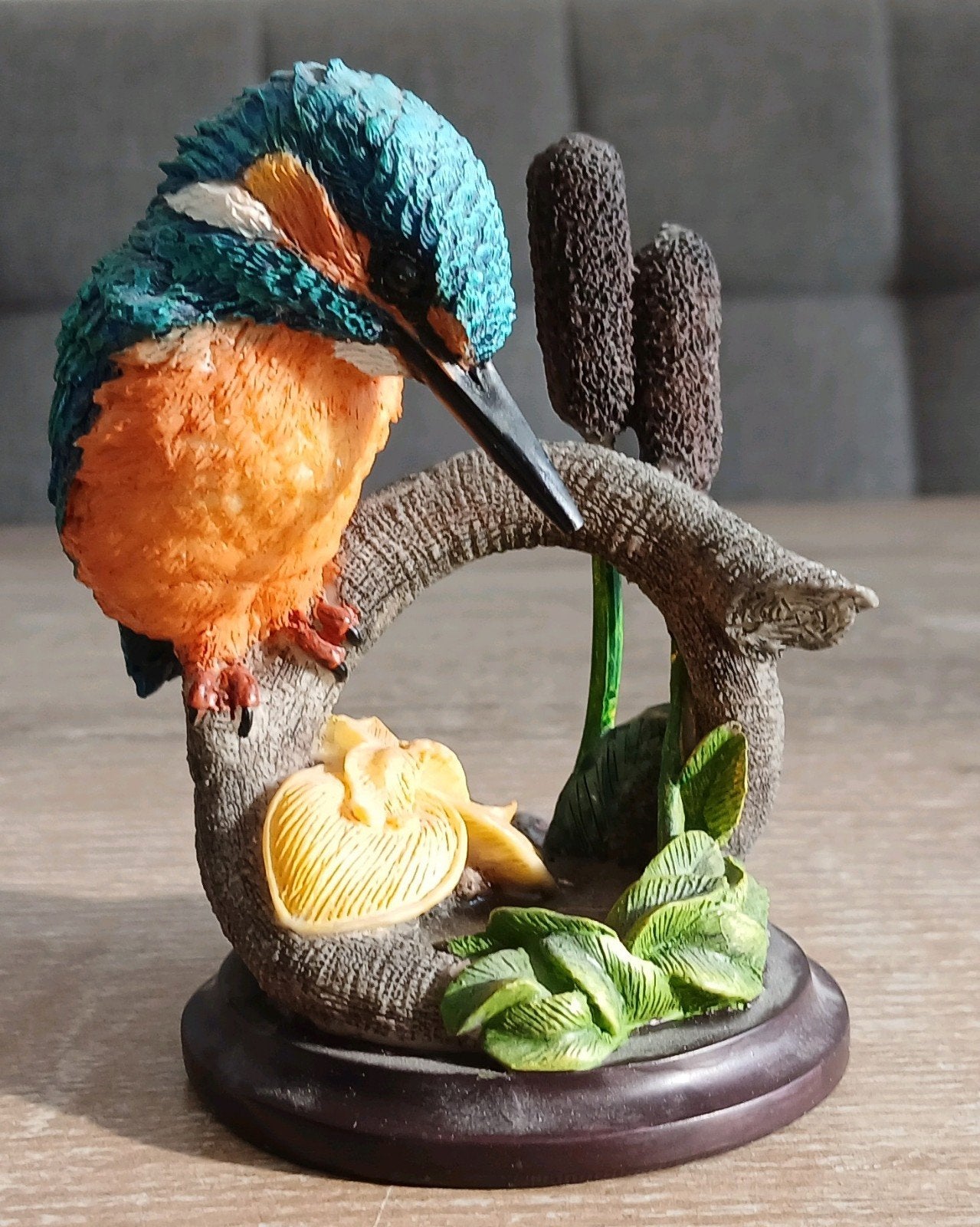 IJsvogel Beeldje kingfisher beeld de gevederde vrienden 2003, Ophalen of Verzenden, Zo goed als nieuw, Dier