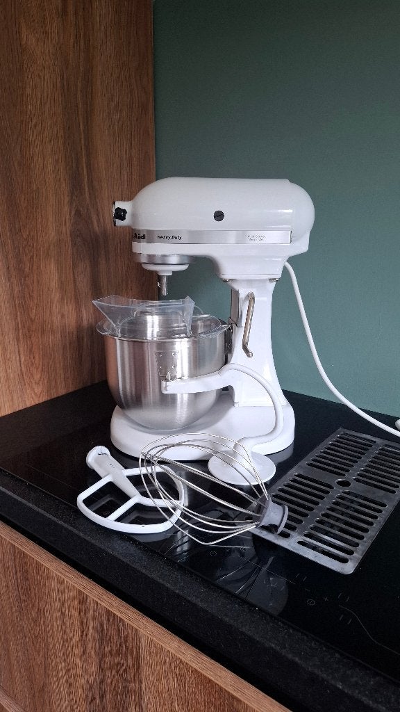 KitchenAid 5KPM5 – Heavy Duty keukenmixer (4,8L), Ophalen, 4 liter of meer, 3 snelheden of meer, Zo goed als nieuw