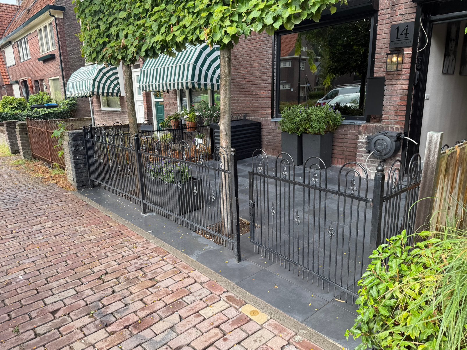 Sierhwk hekwerk tuinpoort smeedijzeren, Ophalen of Verzenden, Zo goed als nieuw, IJzer, Tuinhek