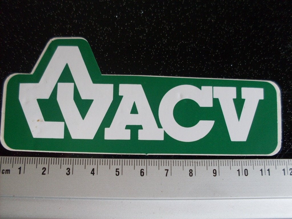sticker ACV logo, Verzamelen, Verzenden, Zo goed als nieuw, Merk