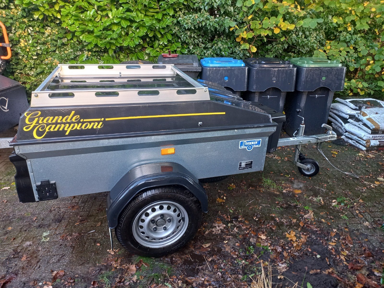 Saris Grande Campione bagagewagen, Ophalen, Gebruikt