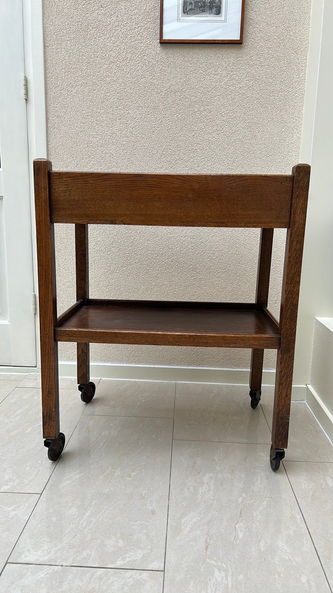 Vintage thee trolley, Ophalen, Gebruikt, 50 tot 100 cm, 25 tot 50 cm