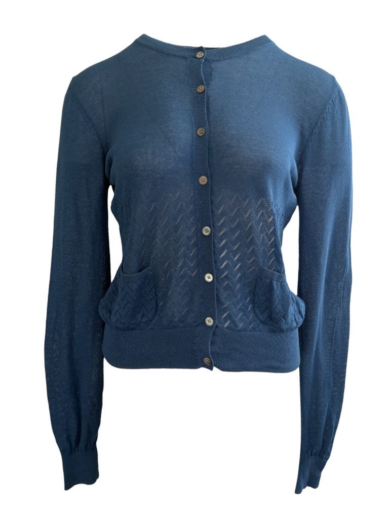 Just in Case vest M, Blauw, Ophalen of Verzenden, Zo goed als nieuw