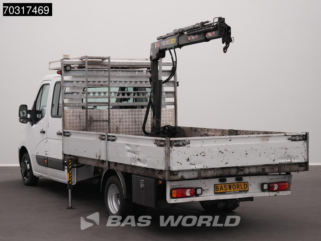 Opel Movano 145PK Kraanwagen Hiab T-CLX 023 B-3 Dubbellucht, 145 pk, Stof, Gebruikt, Euro 6