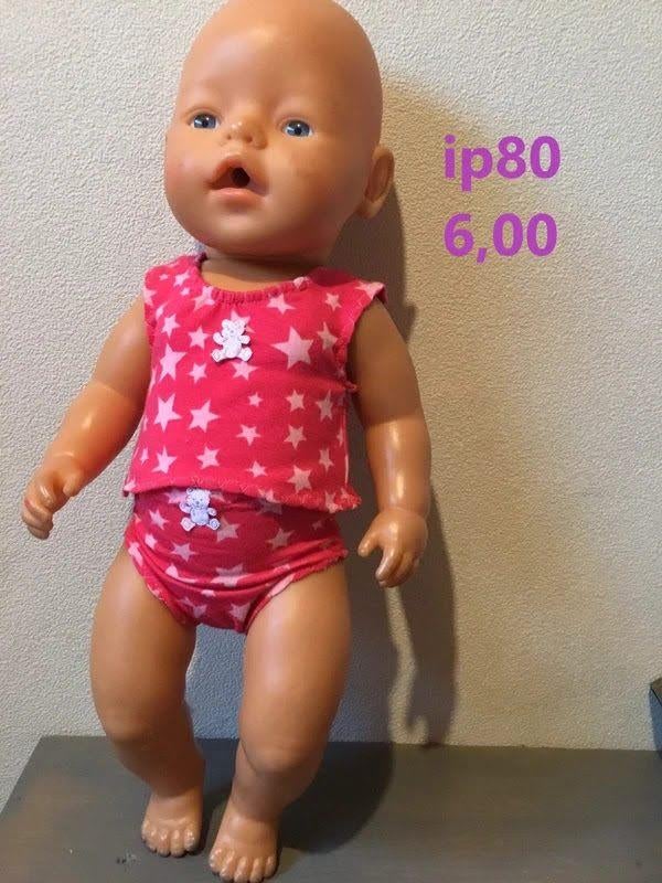 Poppenkleertjes baby born. Ondergoed. Opbrengst KiKa., Ophalen, Nieuw, Babypop