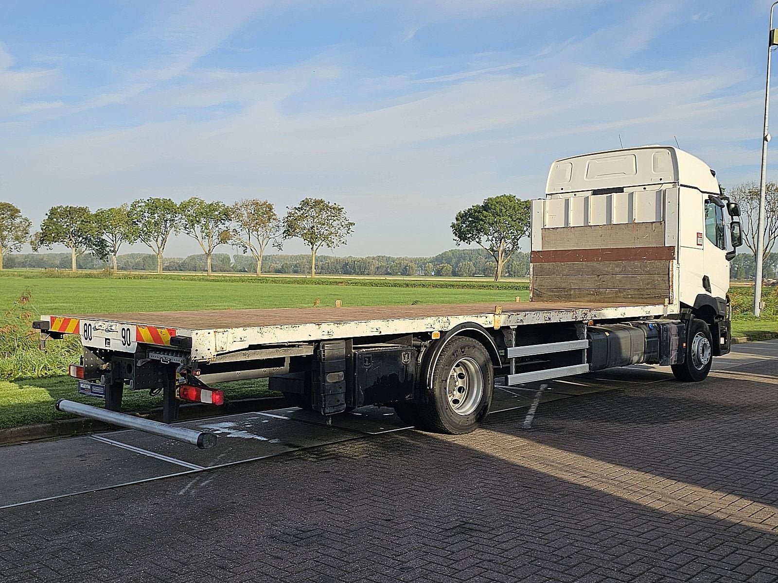 RENAULT C 380 Platform Pritsche Plateau 4x2 21Ton, Auto's, Automaat, Euro 6, Renault, Stoelverwarming