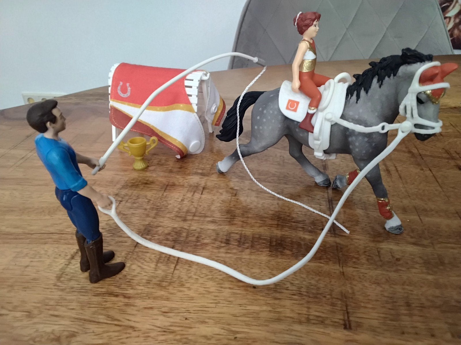 Schleich Voltigeset, Ophalen of Verzenden, Zo goed als nieuw