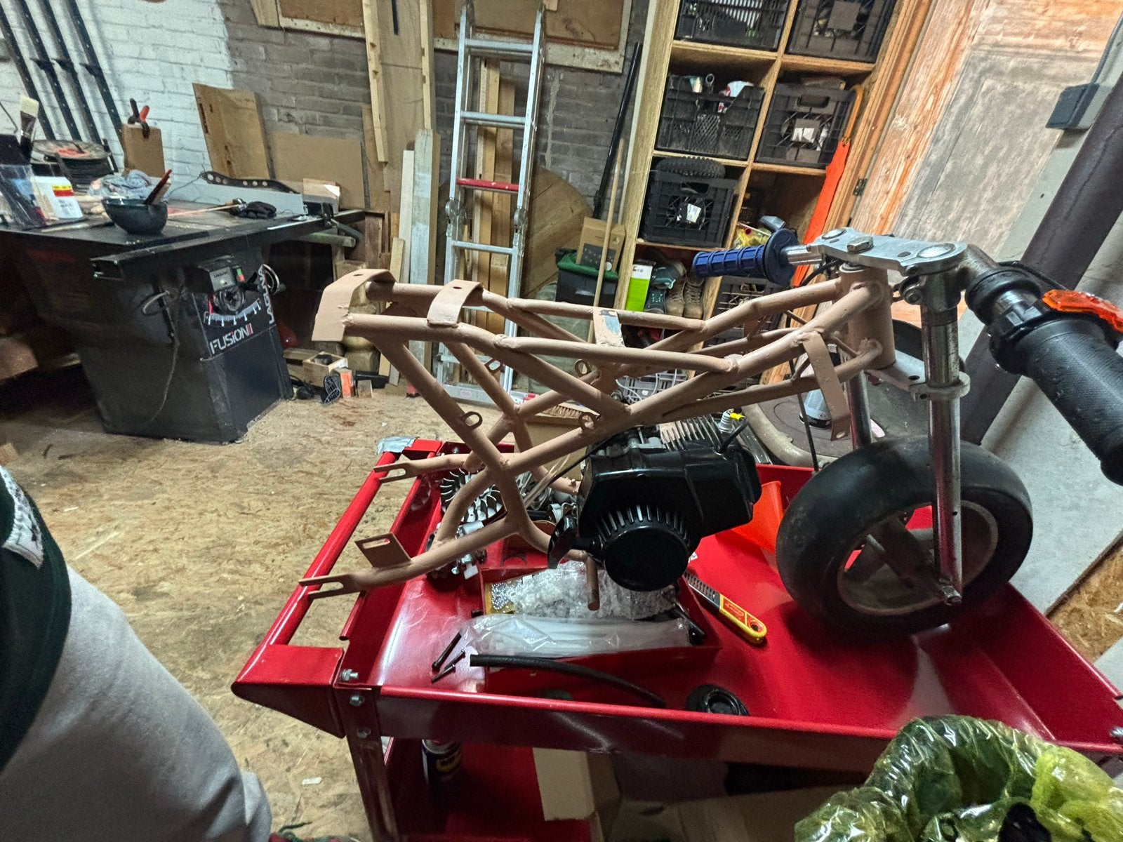 Minibike project, Ophalen, Gebruikt, Pitbike