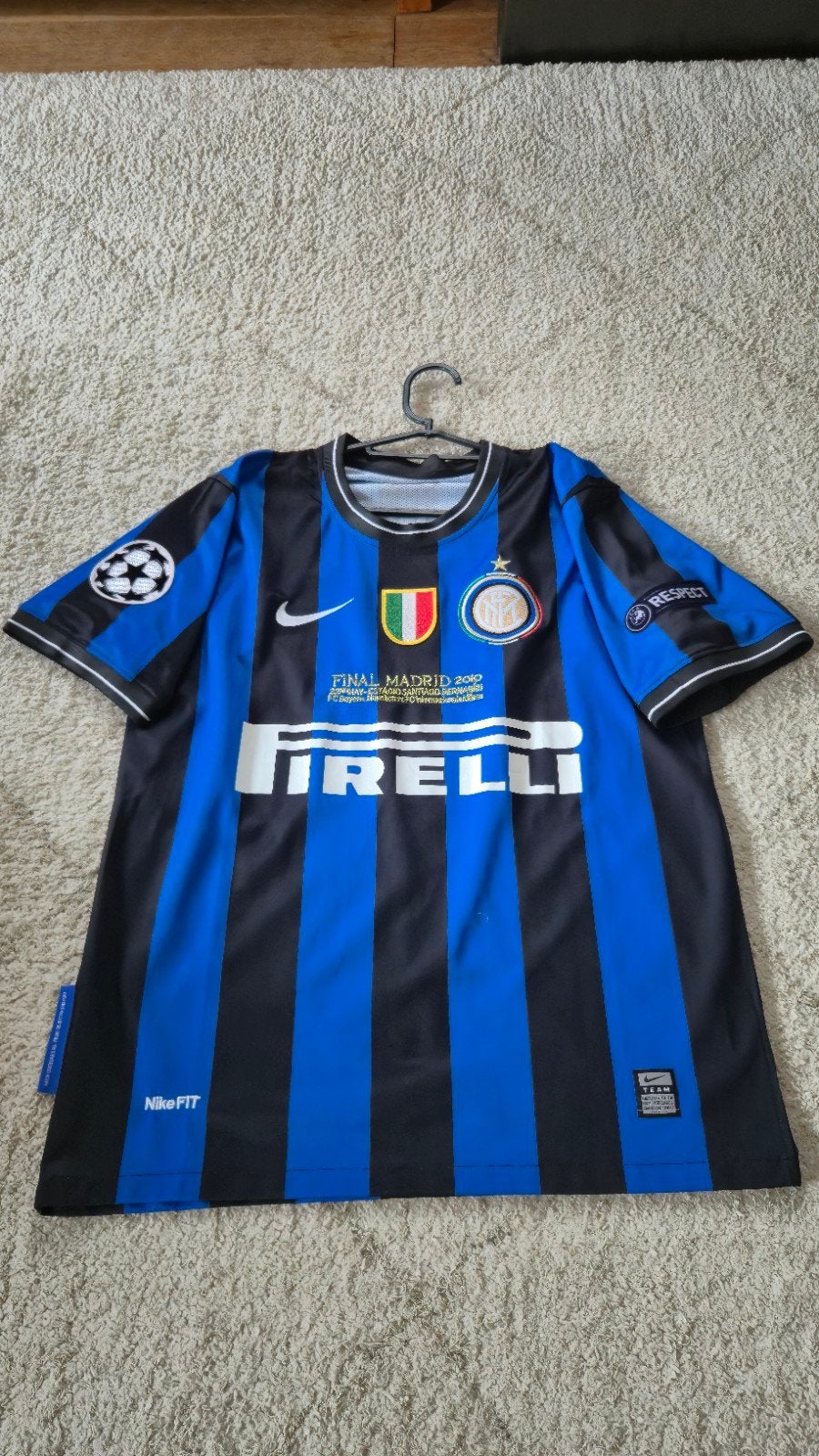 Inter Milan Thuisshirt 2009-2010 Sneijder Maat M, Sport en Fitness, Maat M, Ophalen of Verzenden, Zo goed als nieuw, Shirt