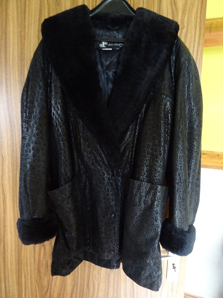 Jas van Jean Pécarel Paris, Maat 48/50 (M), Zwart, Ophalen of Verzenden, Zo goed als nieuw