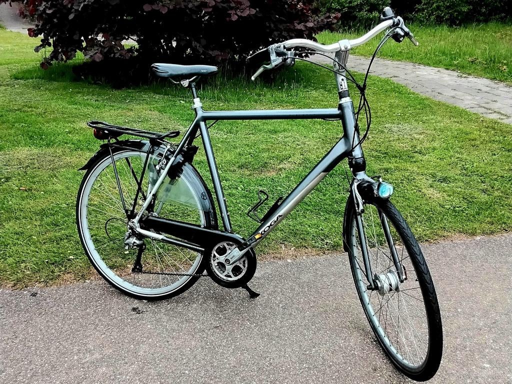 Netjes Koga Herenfiets-H63cm Deore LX 30 versnellingen, Fietsen en Brommers, Ophalen, 28 inch, Vering, Velgrem