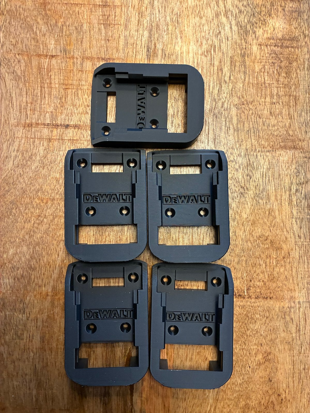 5x Accuhouder voor DeWalt accu's - Stevige bevestiging, Ophalen of Verzenden, Nieuw