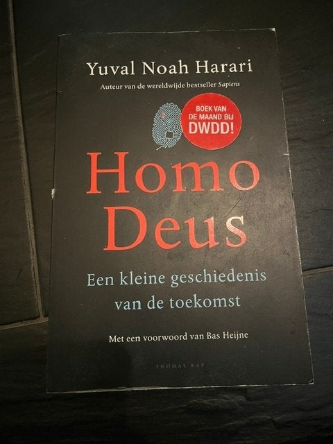 Boek Homo Deus, Ophalen of Verzenden, Gelezen