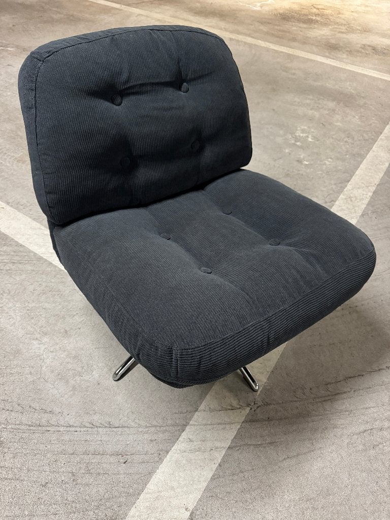 Zwarte fauteuil (Ikea Dyvlinge, zgan), Huis en Inrichting, Fauteuils, Ophalen, 75 tot 100 cm, Zo goed als nieuw, Stof