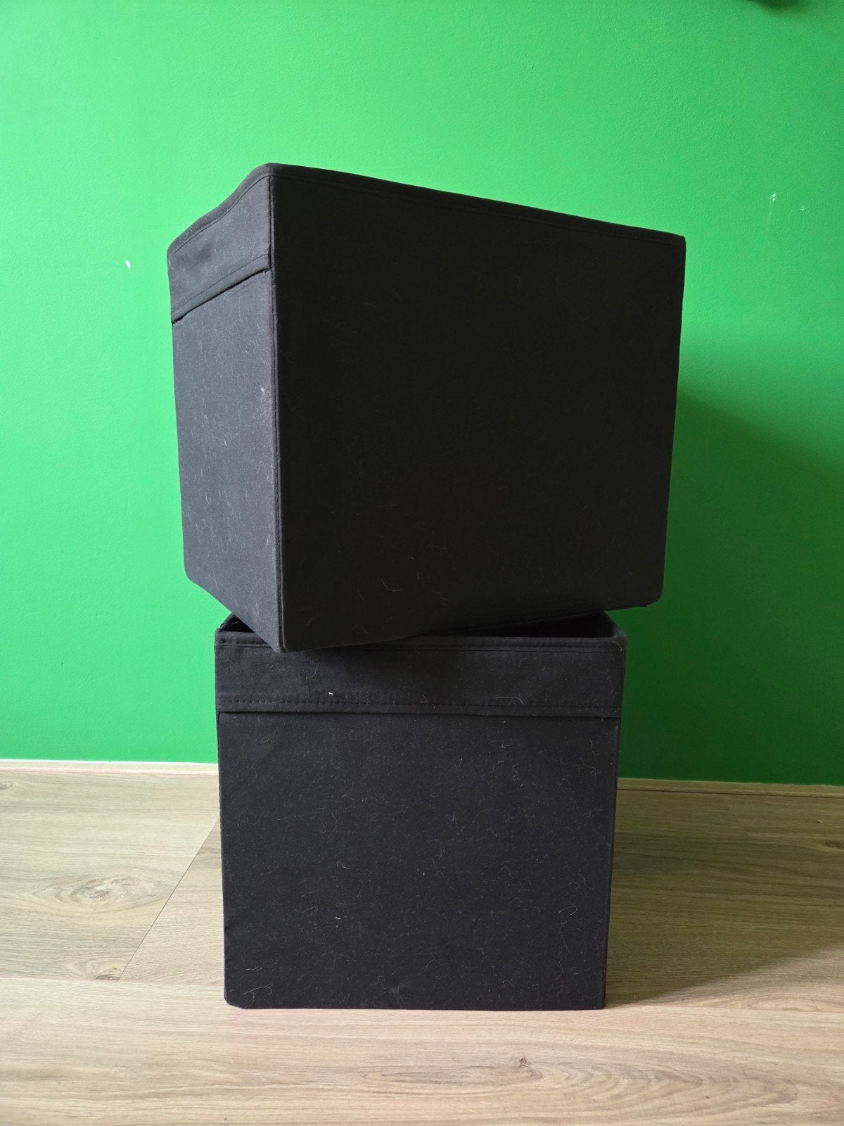 Ikea Drona opbergbak zwart voor Kallax kast - t.e.a.b., Ophalen, Overige materialen, Minder dan 50 cm, Gebruikt