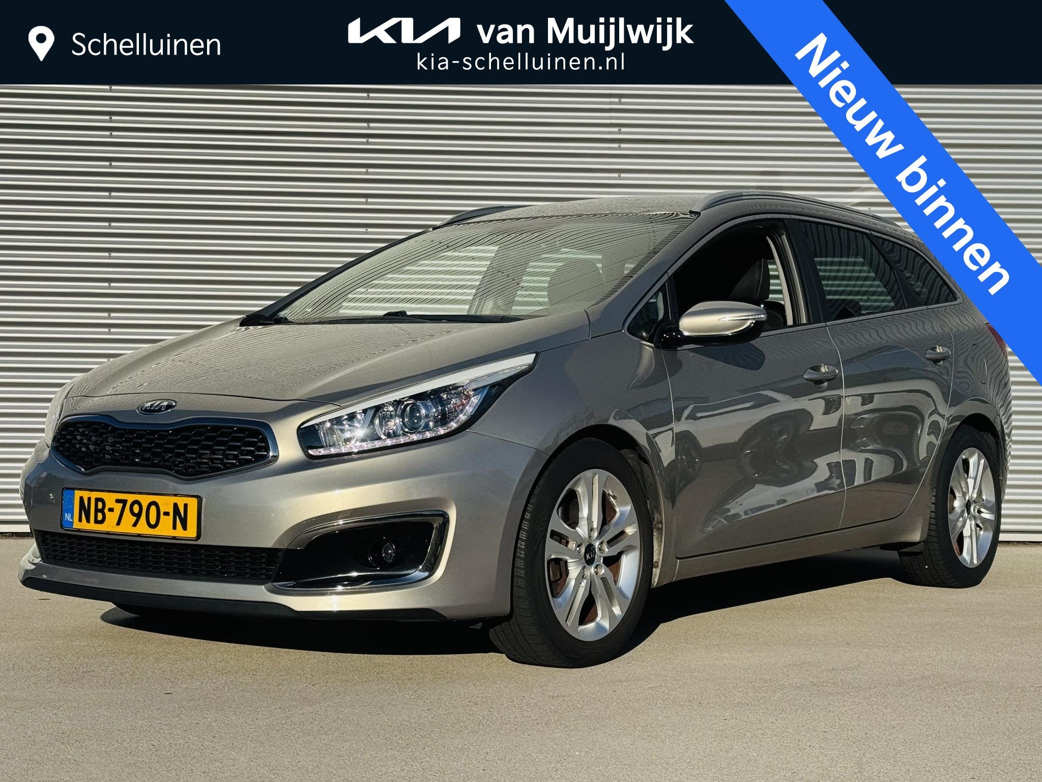 Kia cee'd Sportswagon 1.6 GDI DynamicLine Automaat Stoelverw, Auto's, Kia, Gebruikt, 4 cilinders, Origineel Nederlands, 600 kg