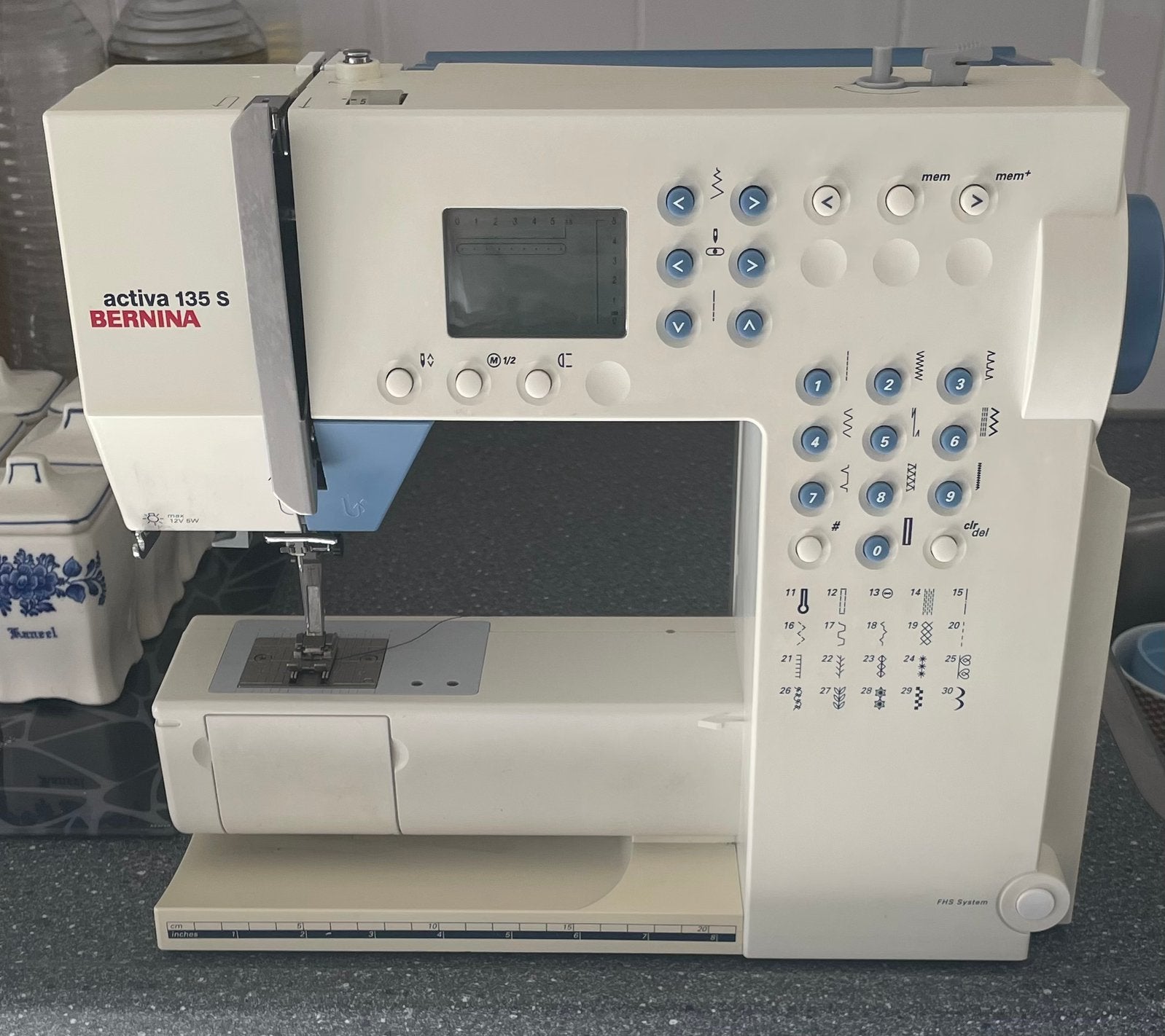 Naaimachine Bernina Activa 135 S, Ophalen, Zo goed als nieuw, Naaimachine, Bernina
