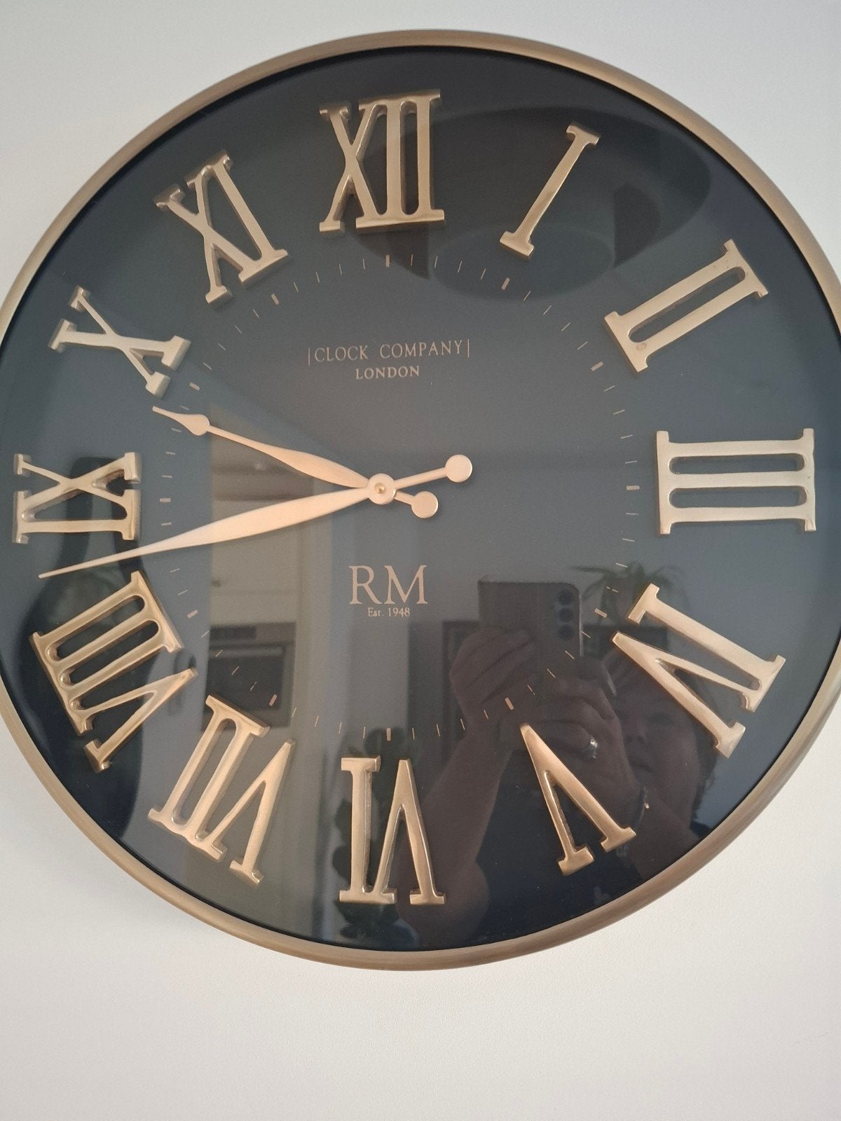 riviera maison klok, Ophalen, Zo goed als nieuw, Wandklok