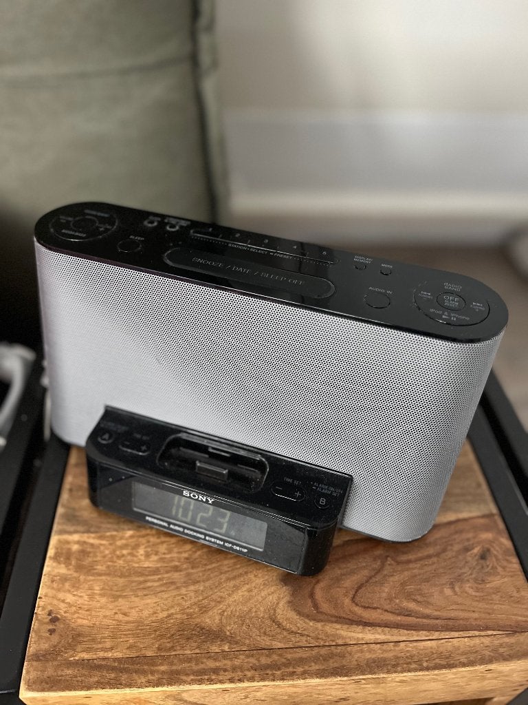 Sony audio docking system, Ophalen, Zo goed als nieuw, Tuner of Radio, Sony