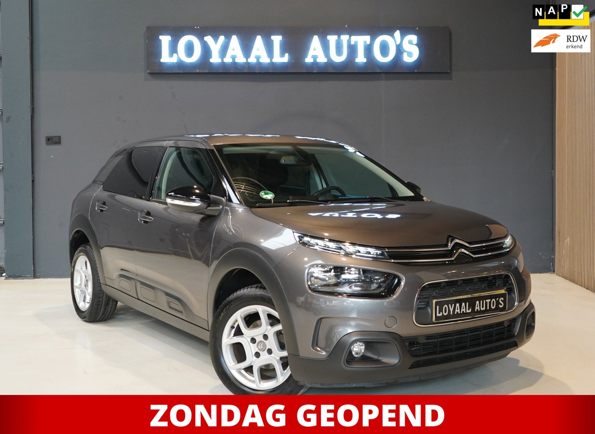 Citroen C4 Cactus 1.2 PureTech Feel | ACHTERUITRIJC. | PDC |, Auto's, Voorwielaandrijving, Stof, Euro 6, 1199 cc
