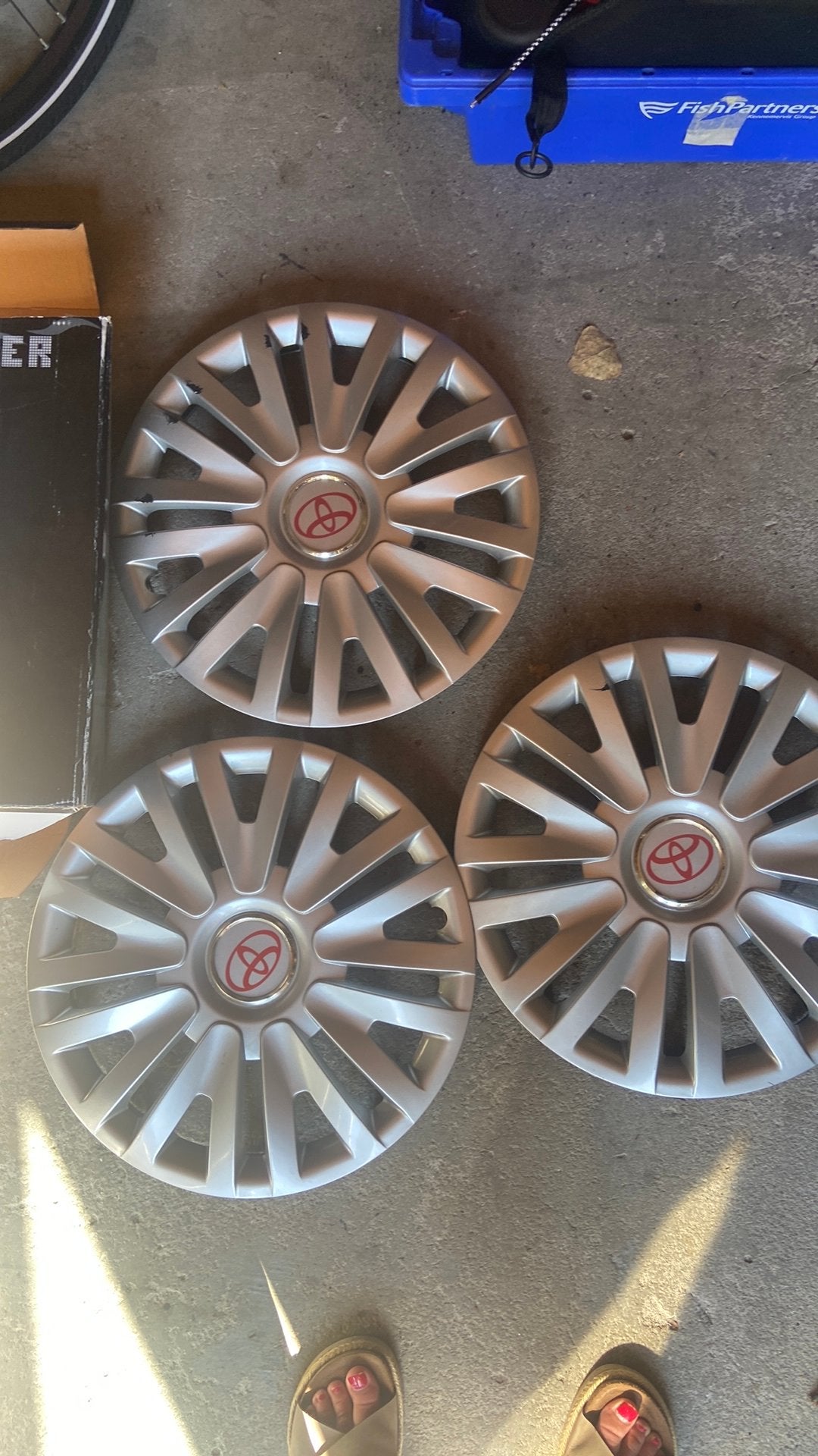 Toyota wieldoppen 15”, Auto diversen, Wieldoppen, Ophalen of Verzenden, Gebruikt