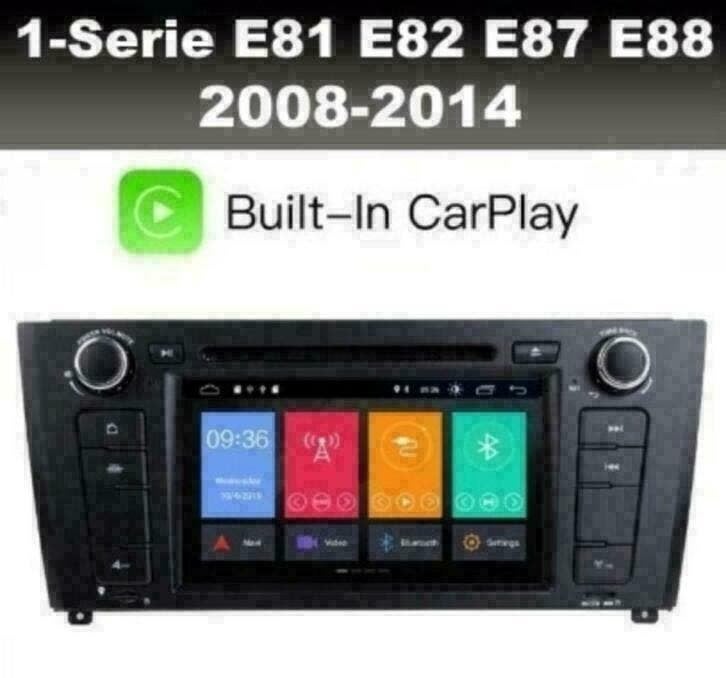 BMW 1serie E81 E82 radio navigatie android 10 dab+ carplay, Ophalen of Verzenden, Nieuw