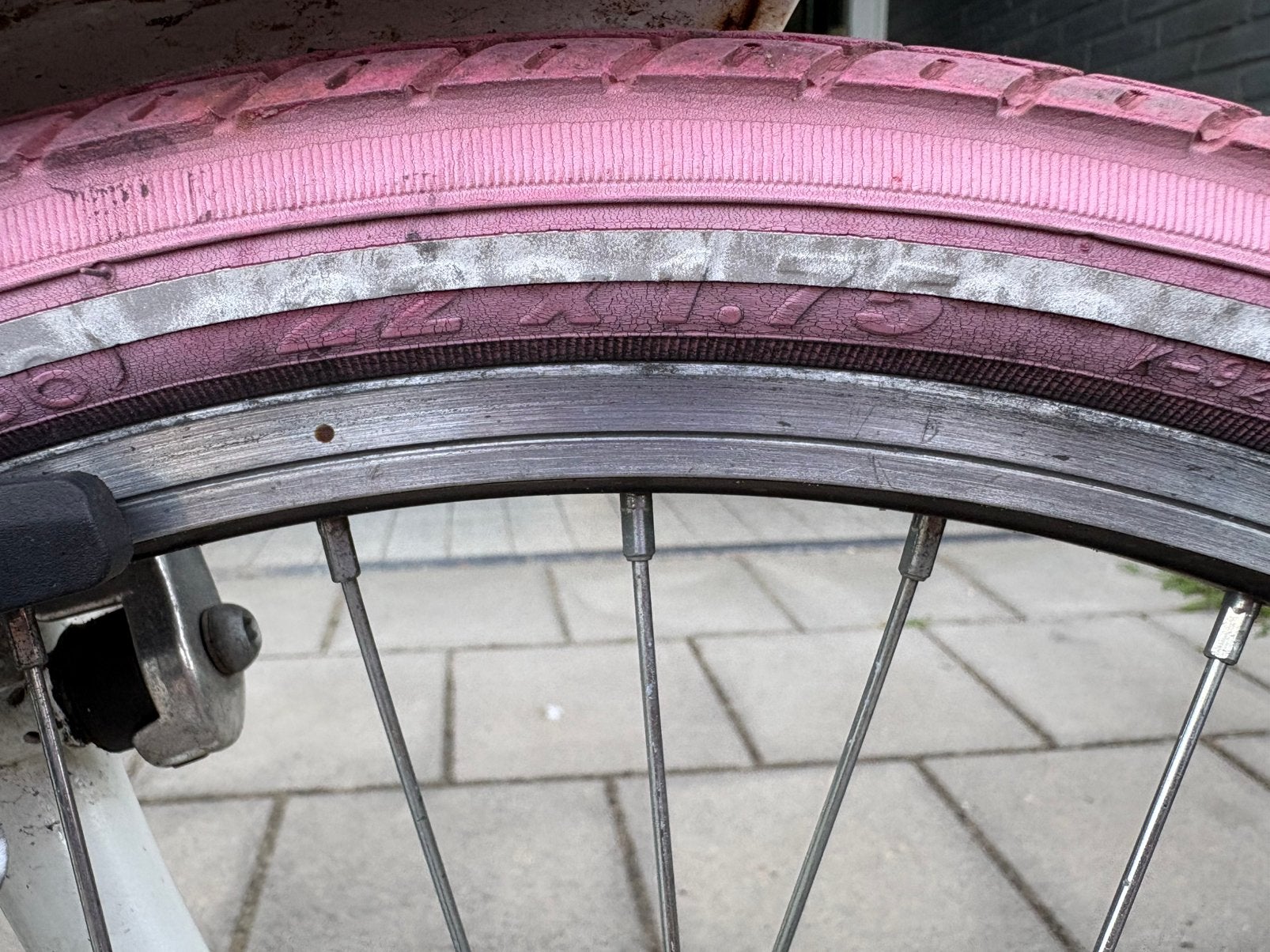 Meisjes fiets 22 inch, Ophalen, Gebruikt, Kinderfiets