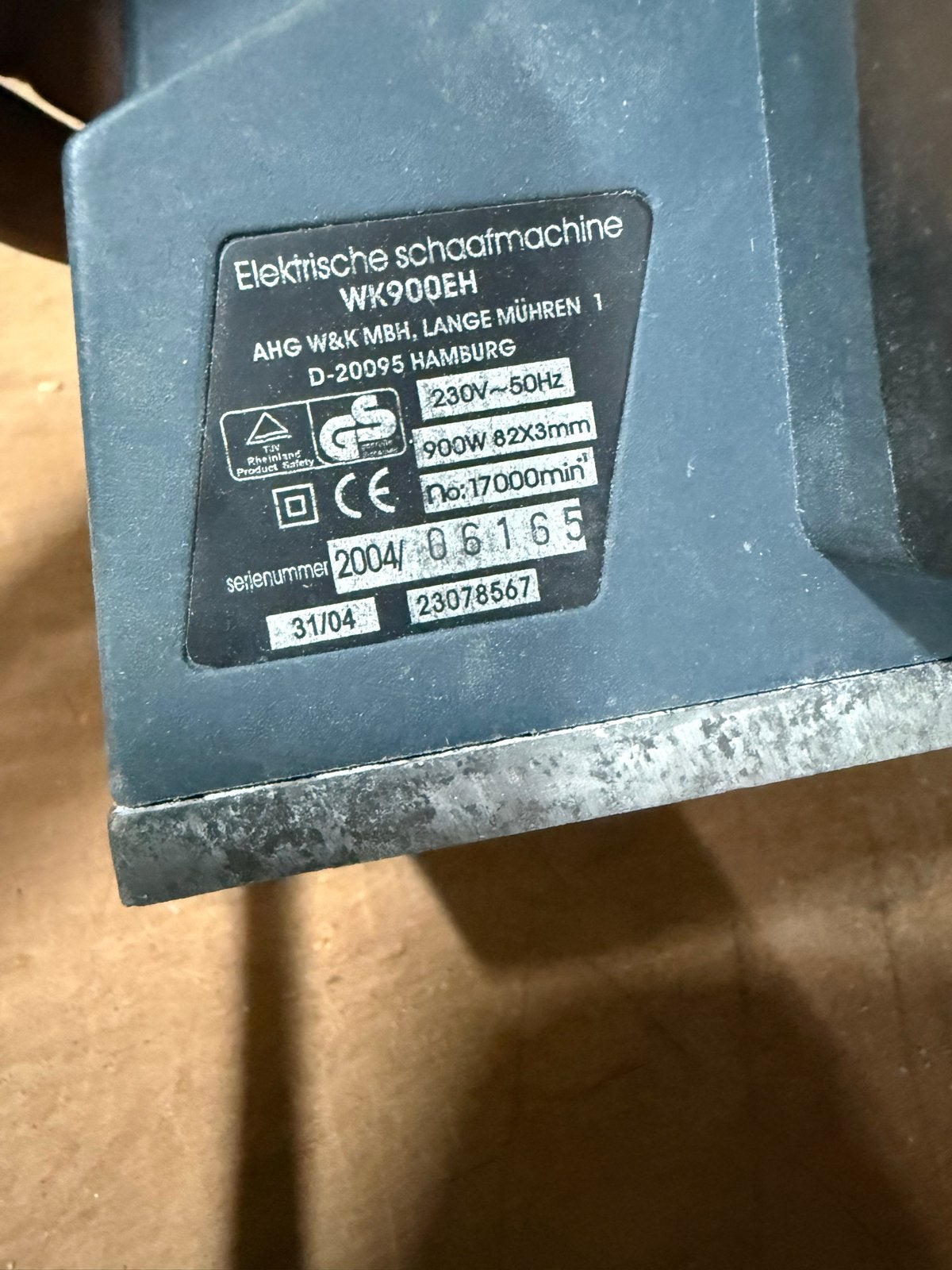Elektrische Schaafmachine AHG WK900EH 900W, Ophalen of Verzenden, Gebruikt, Elektrisch