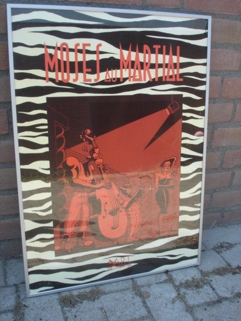 Zeefdruk/ affiche “Moses au Martial”.door Filips jaren 80, Rechthoekig Staand, Nieuw, Ophalen of Verzenden, A1 t/m A3