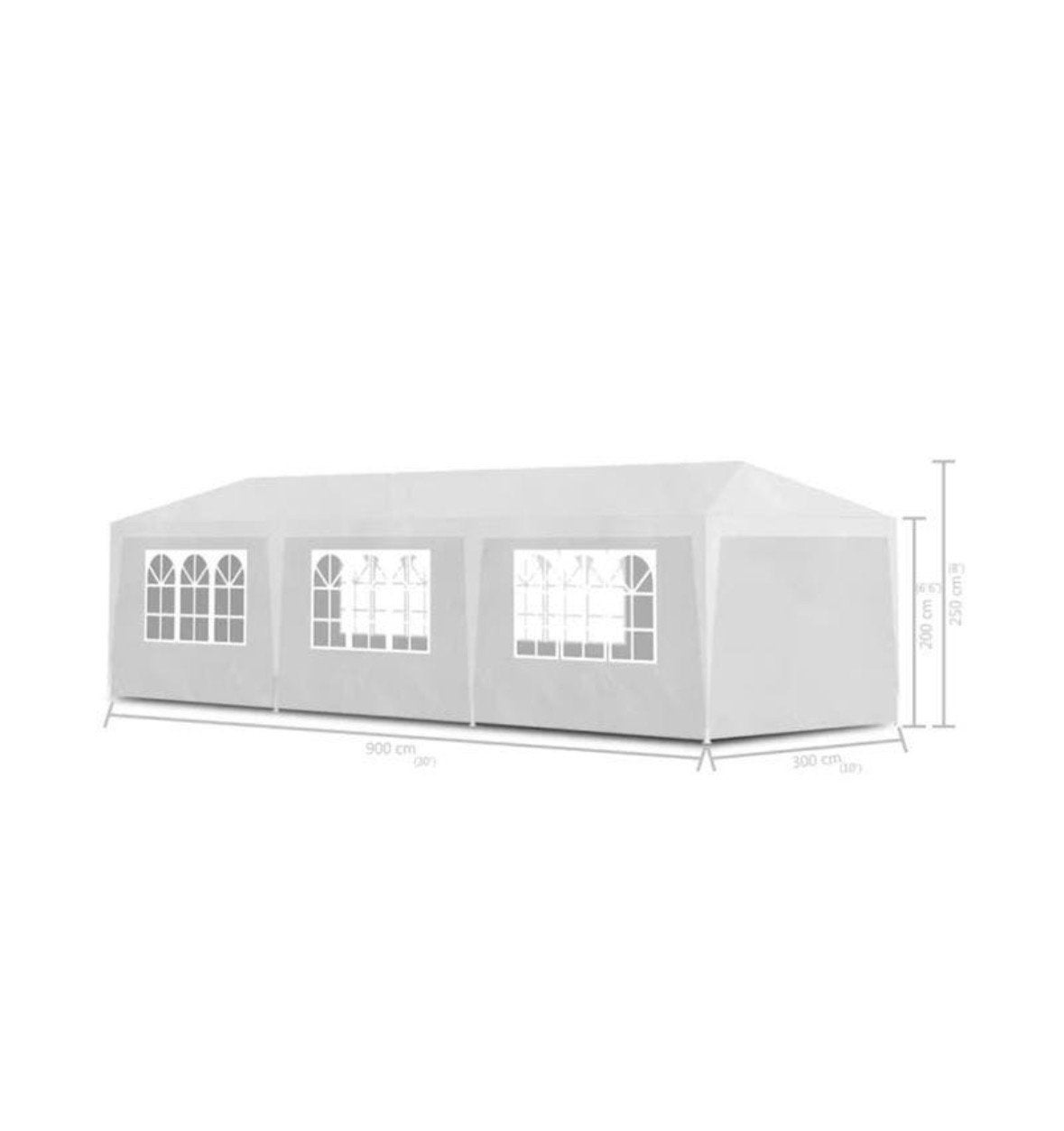 Huren Professionele Partytent 4x8m, Tuin en Terras, Partytenten, Gebruikt, Partytent, 4 tot 6 meter, 8 meter of meer