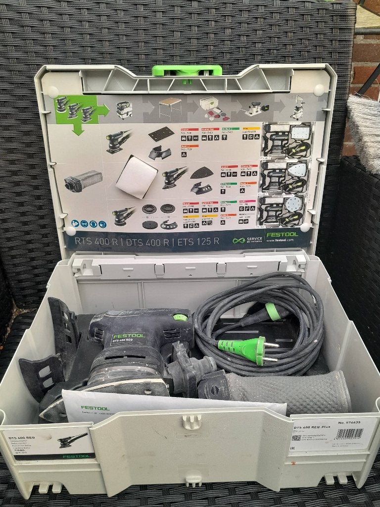 Festool, Ophalen, Gebruikt, 600 tot 1200 watt, Vlakschuurmachine