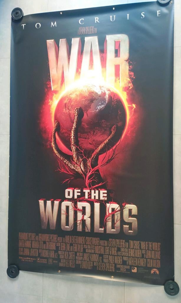 Filmposter / banner War of the Worlds - Groot(150x240cm), Ophalen, Gebruikt