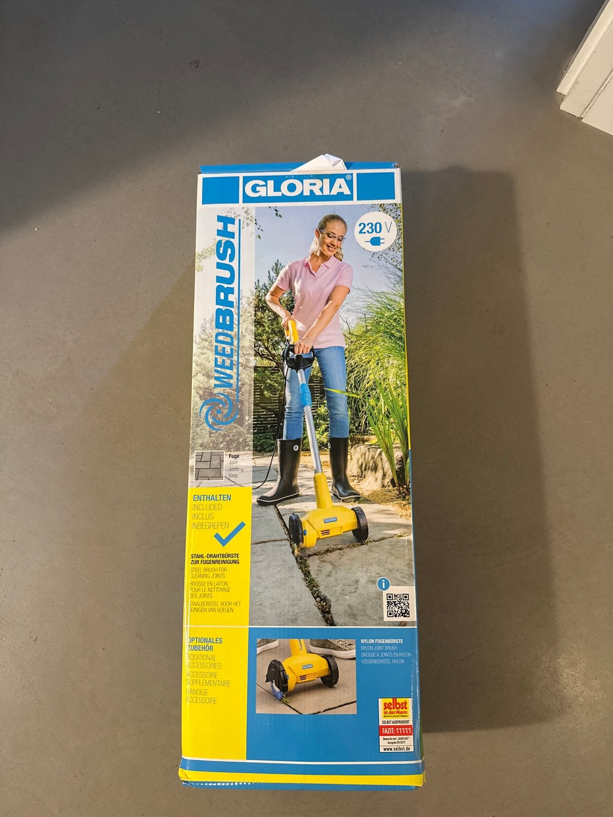Gloria WeedBrush Elektrische Onkruidborstel 230V, Tuin en Terras, Ophalen of Verzenden, Nieuw, Minder dan 10 cm, Elektrisch