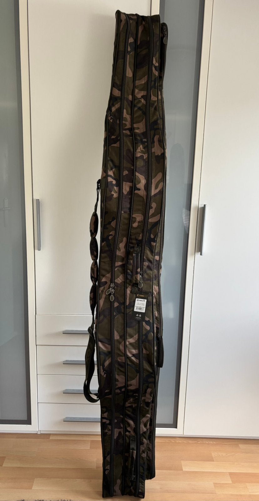 FOX CAMOLITE 4 ROD HARDCASE  12 FT( NIEUW), Ophalen, Nieuw, Overige typen
