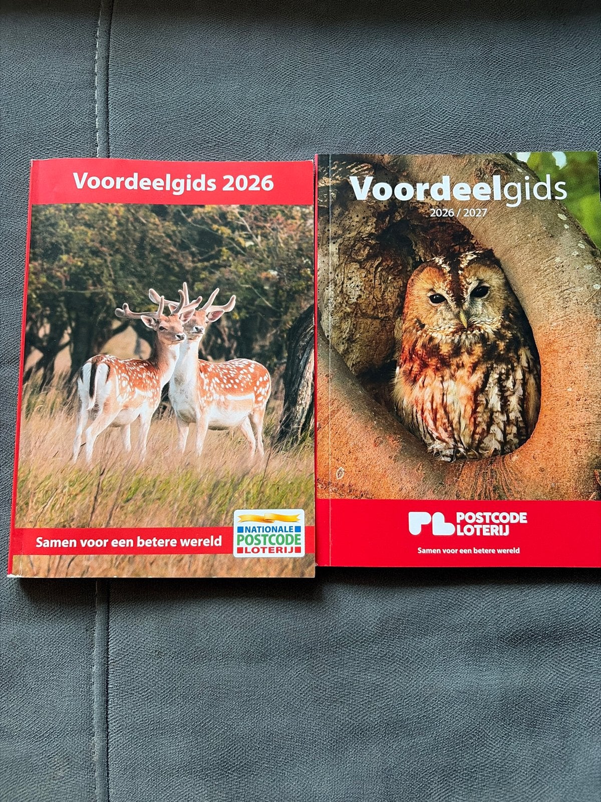 Voordeelgidsen Postcode Loterij 2026 en 2026/2027, Ophalen of Verzenden, Nieuw, Overige typen