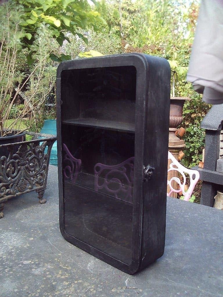Metalen Stoer Wandkastje/Medicijnkastje/Vitrinekastje, Huis en Inrichting, Ophalen, Minder dan 50 cm, Minder dan 25 cm, Minder dan 100 cm