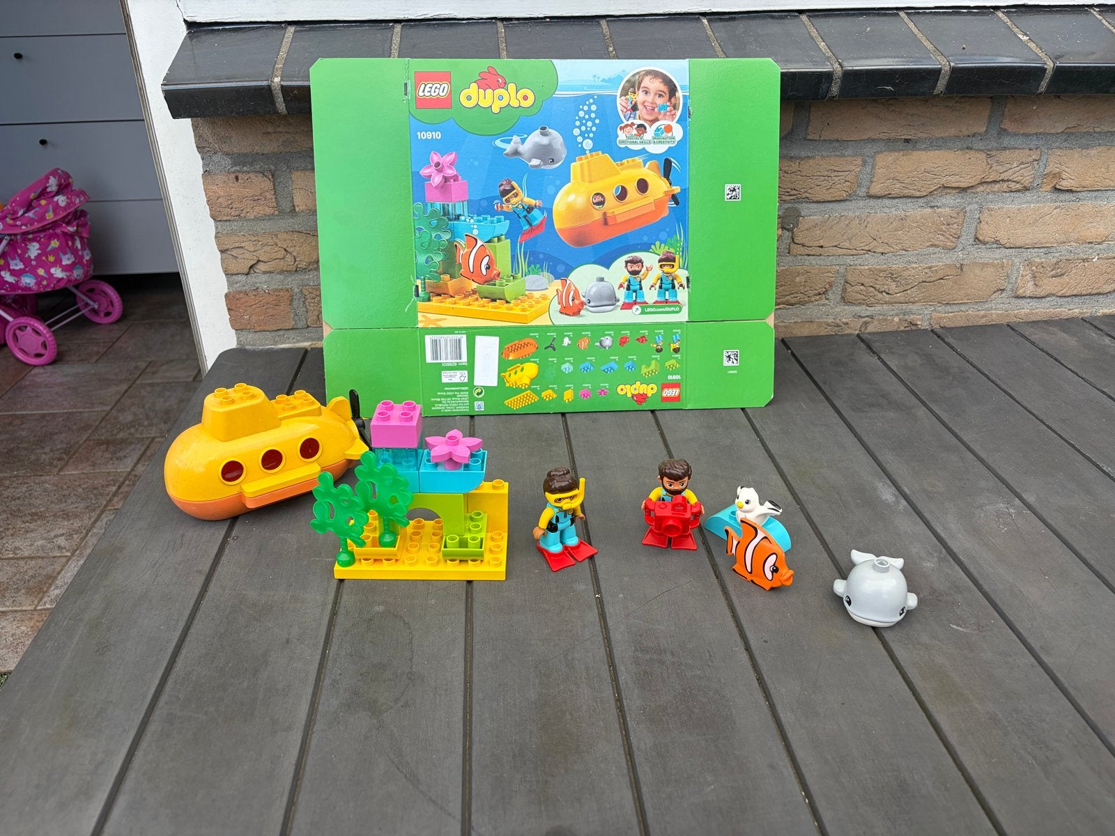 Lego Duplo Onderzeeër 10910, Overige thema's, Ophalen of Verzenden, Zo goed als nieuw, Compleet