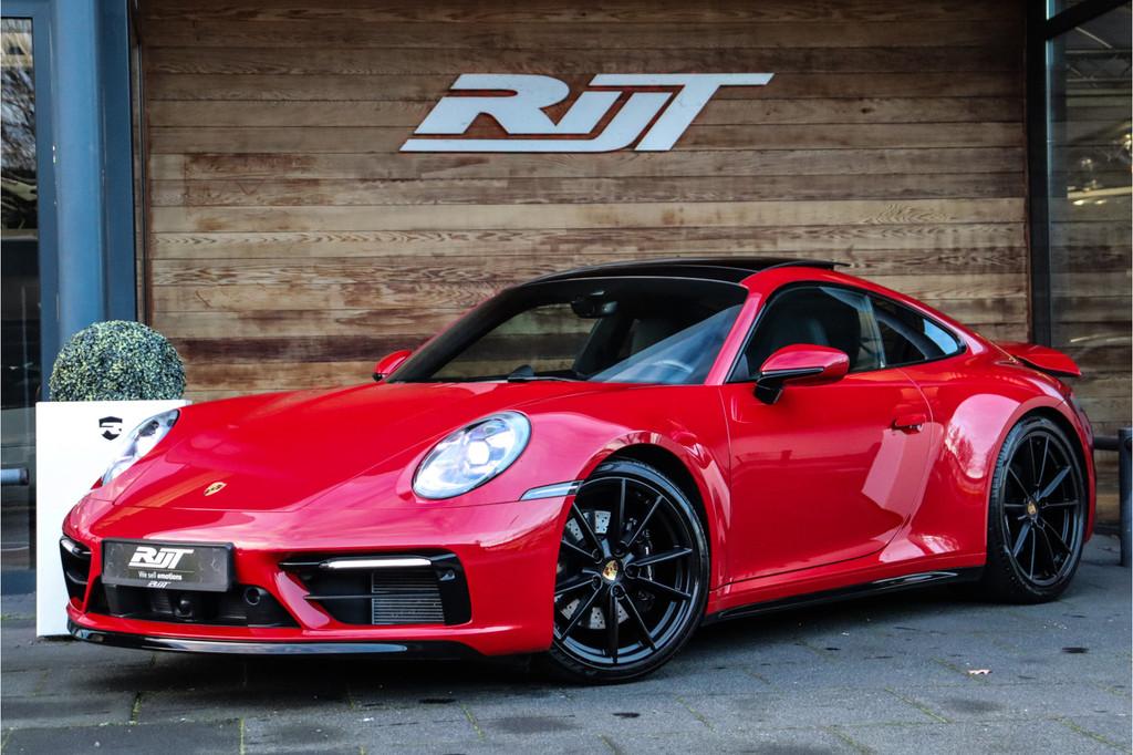 Porsche 911 992 3.0 Carrera 4 S *Pan.dak/Excl.Manufactor/LIF, Automaat, Gebruikt, Zwart, 4 stoelen