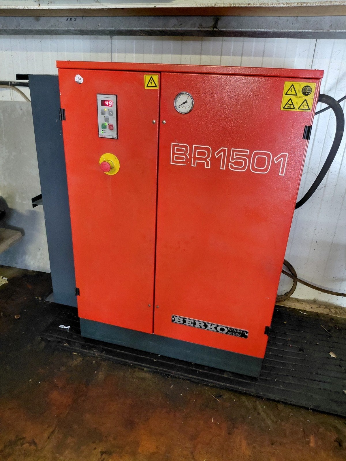 Berko schroefcompressor, 100 liter of meer, Ophalen of Verzenden, 800 liter/min of meer
